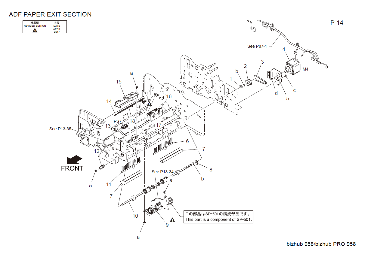 Konica-Minolta bizhub 958 Parts Manual-6